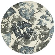 Koberec Lístie sivý / granátový