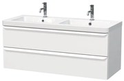 Kúpeľňová skrinka s umývadlom Naturel Pavia 120x53x49 cm biela mat PAVIA3120ZBI