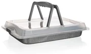 Banquet Plech s nepriľnavým povrchom Granite s vekom, 42 x 29 x 4,5 cm