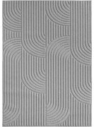 Koberec Helix geometrický, sivý