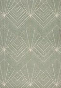 Oriental Weavers, Kusový koberec Portland 58/RT4G, 67x120, zelená, chodba / predsieň