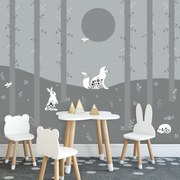 Fototapeta - Nočný lesík (147x102 cm)