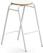 Barová stolička ALTUS, výška 690 mm, biela