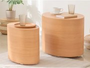 Sada oválnych stolíkov Alvo, buk, 2 ks%