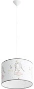 Sollux SL.1415 - Detský luster na lanku PRINCESS 1xE27/15W/230V pr. 40 cm