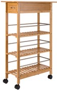 Livarno home Bambusový kuchynský vozík (100390291)