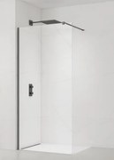 Sprchová zástena Walk-in 140 cm SAT vo farbe profilu PVD Gun metal SATBWI140PRGM