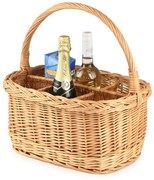 Piknikový kôš na fľaše Crate III.š. 38 x hl. 28 x v. 20/39(cm)