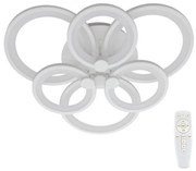 LED Prisadený luster SIENA LED/72W/230V biela + diaľkové ovládanie