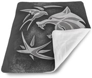 Sablio Deka pre bábätko Zaklínač Sivý abstrakt - 80x100 cm