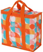 Chladiaca taška Retro kocka 16 l, oranžová