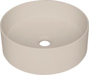 Deante Umývadlo na dosku Silia ø36 cm - CQS 5U4S, granit, béžové
