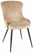 Stolička Lotus Velvet Béžová