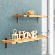 Polica na stenu s konzolou Lara 100 cm dub LARA-DUB 100