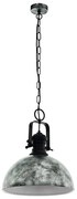 Eglo 79415 - Závesný luster na reťazi SADDINGTON 1xE27/60W/230V sivá
