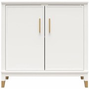 Biela skrinka 84x84 cm Westerleigh – CosmoLiving by Cosmopolitan