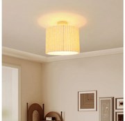 Brilagi - Prisadený luster NORDIC WAVE 1xE27/15W/230V priemer 32 cm ľan/biela