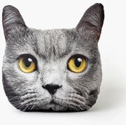 Tvarovaný vankúšik 3D BRITSKÁ MAČKA
