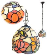 Závesná lampa Tiffany Ø15 KOLIBRÍK