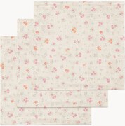 Mušelínové obrúsky z organickej bavlny Nonoka, 3 ks