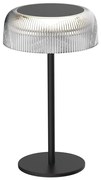 LED Stmievateľná stolná lampa TRYPOLIS LED/2W/5V USB 1800 mAh IP44 čierna