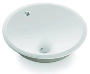 Bathco 0052 - Zapustené umývadlo CERDENA pr. 38 cm porcelán/biela