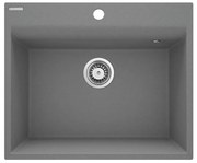 Deante ZRC_S10A - Kuchynský drez CORIO 50x60 cm granit/metalická sivá