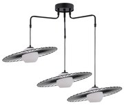 Luster na lanku SOL 3xE27/60W/230V čierna