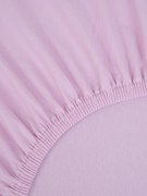 Jersey plachta do postieľky s elastanom Deluxe 60 x 120 cm – ružová