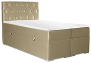Manželská posteľ Boxspring 140 cm Ronda (zlatá) (s úložným priestorom). Akcia -20%. Vlastná spoľahlivá doprava až k Vám domov. 1044226