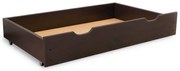Úložný box pod posteľ 98 cm, orech