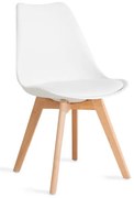 Jedálenská stolička FISCO biela 972809