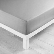Svetlosivá napínacia plachta z mikrovlákna 90x190 cm Oscar – douceur d'intérieur