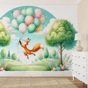 Fototapeta - Šťastná lietajúca líška (147x102 cm)