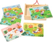 Vilac Drevené puzzle - 4 ročné obdobia