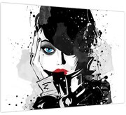 Obraz - Tajomná žena (70x50 cm)