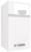 Kuchynská skrinka Belini horná 30 cm biely lesk INF SG30/1/WT/W/0/F