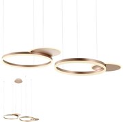 Redo 01-2610 - LED Stmievateľný luster na lanku SIGUA LED/114W/230V 3000K hnedá