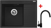 Akčný set Sinks RIM 650 L Metalblack + batéria VITALIA černá