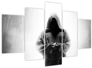 Obraz - Mních v kláštore (150x105 cm)