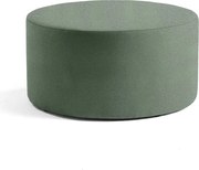 Taburet CASUAL, Ø 1000 mm, látka CURA, tmavozelená