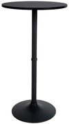 Barový stôl okrúhly DS25199, čierny / rám čierny - v108 x Ø60 cm