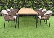 Záhradný nábytok MARBEL TOPAZ 201 so 6 stoličkami