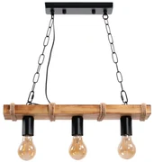 Toolight BOHO LINE, 3-bodové závesné svietidlo 3xE27 APP1319-3CP, hnedá-čierna, OSW-02461