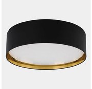 Stropné svietidlo BILBAO 4xE27/15W/230V pr. 60 cm čierna/zlatá