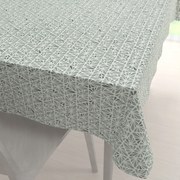 Biante Bavlnený obdĺžnikový obrus Sandra SA-627 Pastelovo zelená mozaika na bielom 50x100 cm
