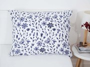 Bavlnená obliečka na vankúš Renforcé 70 × 90 cm – Lúčne kvety