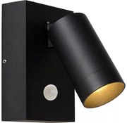 Lucide 09831/01/30 - Vonkajšie svietidlo s pohybovým senzorom TAYLOR 1xGU10/50W/230V IP54