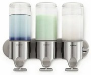 Simplehuman Dávkovač mydla na stenu 3x 444 ml