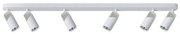Bodové svietidlo Neo, 6x biele/chrómové kovové tienidlo, w